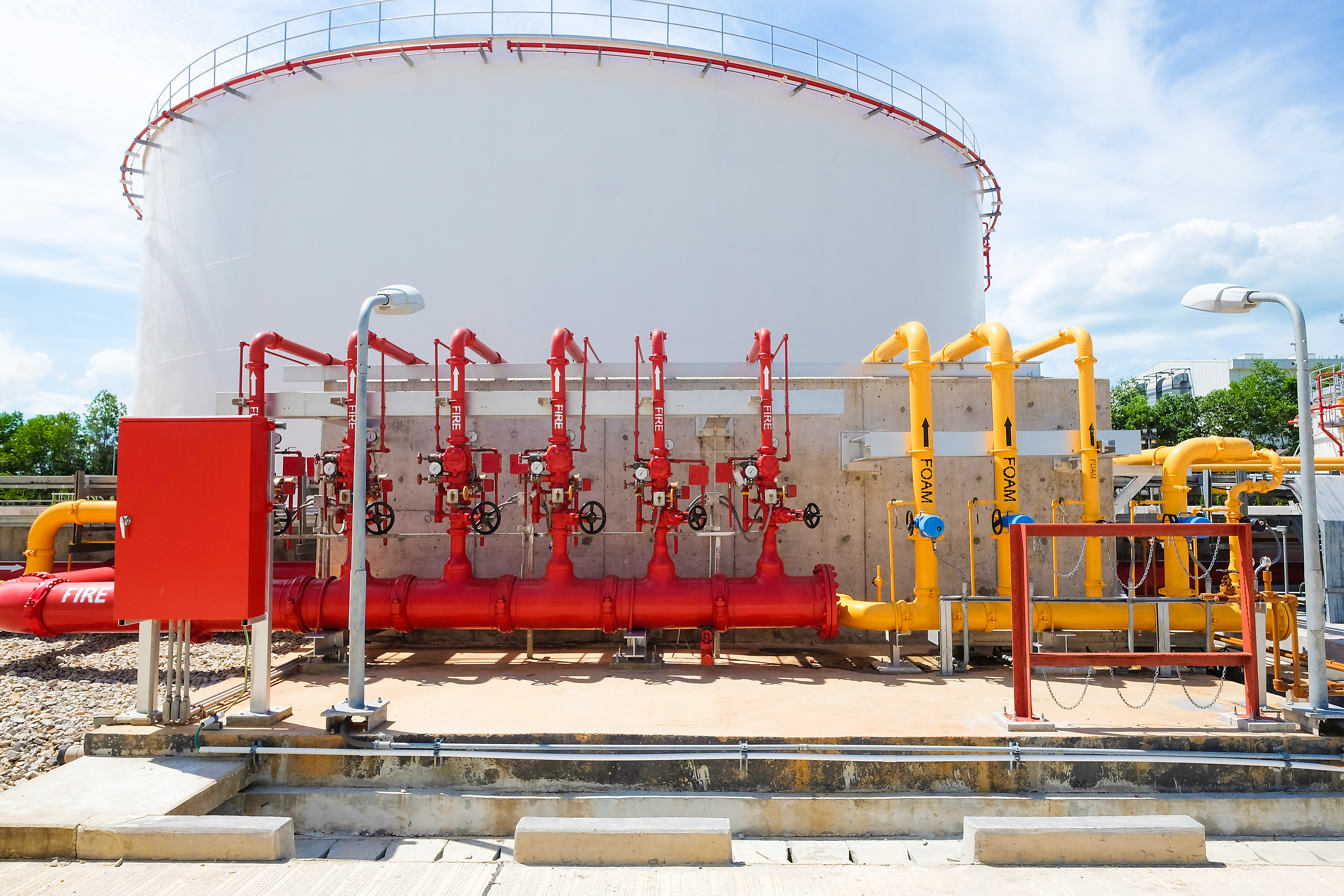 Storage Tank Fire Protection System