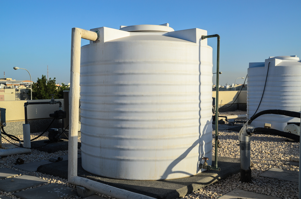 How to Install a Fiberglass Water Storage Tank.